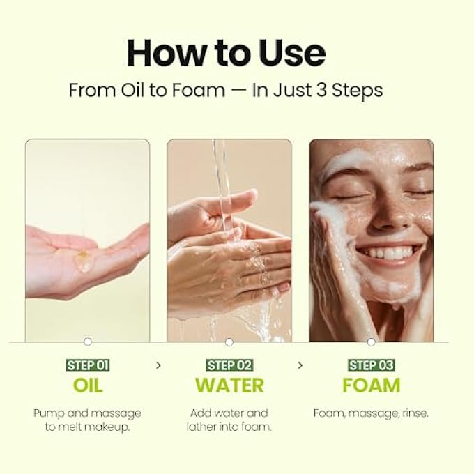 maxclinic [K-BEAUTY] CICA BIOME OIL TO FOAM - ALL-IN-ONE KOREAN FACE WASH OILBASED FOAMING FACIAL CLEANSER - DEEPLY HYDRATING & MOISTURIZING MAKEUP DEEP CLEANSING OIL FOR SENSITIVE SKIN (3.88 FL OZ) - Image 3